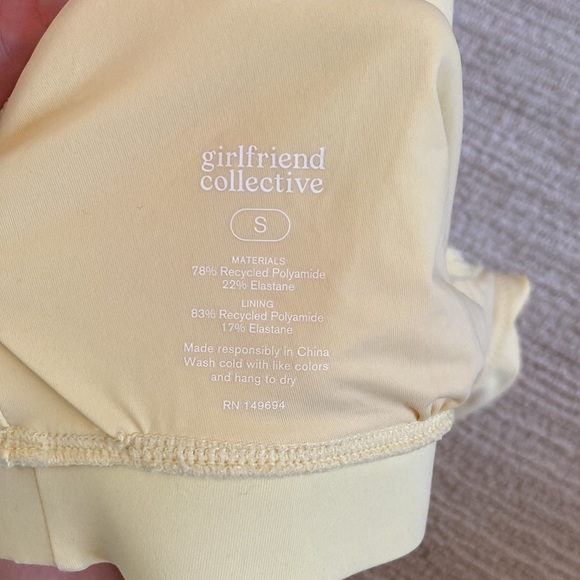 Girlfriend Collective Deep V Neck Swim Top - Picture 5 of 5
